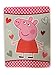 peppa pig fleece throw