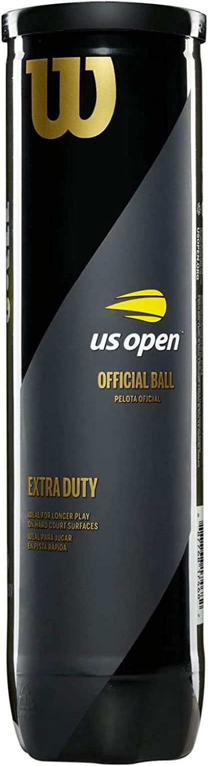 Wilson Unisex Extra Duty Us Open XD Tennis Balls 4 Pack Yellow