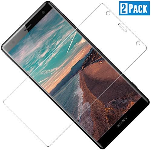 TOIYIOC Screen Protector for Sony Xperia XZ2, [2 Pack] [0.30mm] [Case Friendly] Tempered Glass Film Compatible With Sony Xperia XZ2