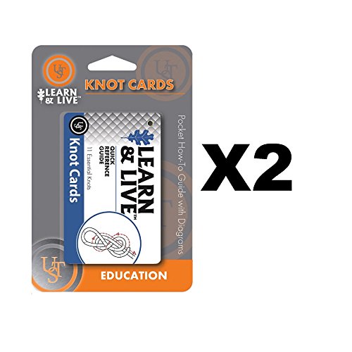 Ultimate Survival Technologies Learn & Live Knot Cards Pocket Reference (2-Pack)