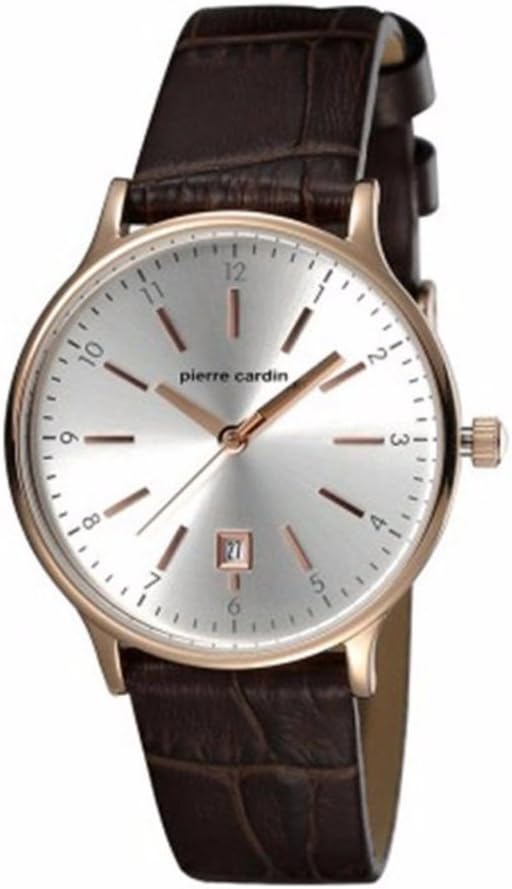 Pierre Cardin Women Silver Dial Leather Band Watch PC902132F03 Buy