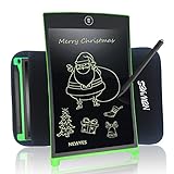 LCD Writing Tablet Graphics Tablet - NEWYES NYWT085 - 8.5 Inch Magnetic Board Fridge Office Memo Boards White Board Lcd Notepad, including Sleeve case and Magnet, 30 days Money Back Gaurantee(Green)