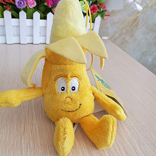 ETbotu 1pcs Fruit and Veg Garlic Strawberry Mushroom Soft Plush Toys (White Cauliflower)