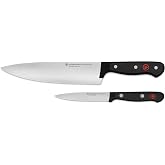 W&Uuml;STHOF Gourmet 2-Piece Chef's Knife Set,Black