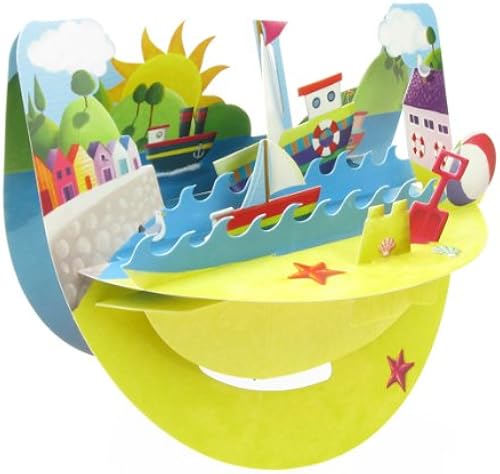 Download Carte Bateaux et Plage 3D Pop-Up - Cadeau Maestro PDF
