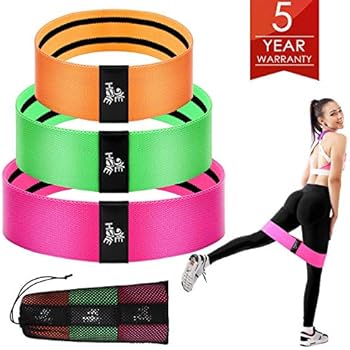 Resistance Bands Set Include 5 Stackable Exercise Bands With Foam Handle Door Anchor Attachment Legs Ankle Straps Portable Carry Bag For Fitness