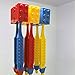 Antibacterial Brick Toothbrush Holder Set for Office, Travel, and Home (Brush Set (Blue))
