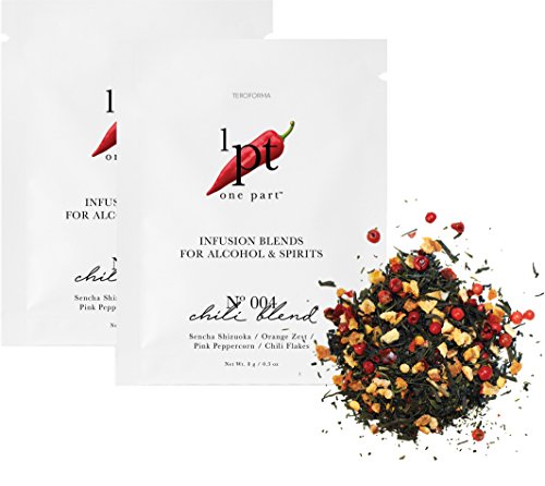 Teroforma 1PT Infusion Blends - Spirit & Alcohol Flavor Infuser Packets for Home Infusion, Single Pack 16g (Chili)
