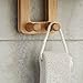 mDesign Bathroom Shower Caddy for Shampoo, Conditioner, Soap - Natural Bamboo