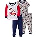 GerberBaby BoysToddler Snug Fit 4-Piece Pajama Setfire truck dog3T