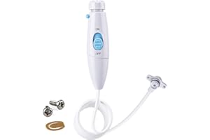 TUREWELL Water Flosser Accessories Compatible with Water Dental Oral irrigator FC162, FC163, FC165, FC166 FC168,Pack of 1 Handle/Hose(White)