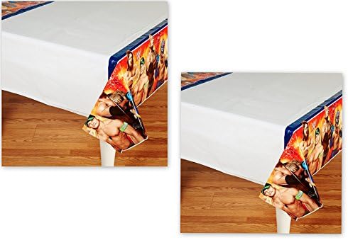 WWE Wrestling Bash Cena Party Tablecover Tablecloth Birthday Party Supplies (2-Pack)