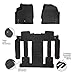 MAXLINER Floor Mats 2 Row Liner Set Black for Traverse/Enclave/Acadia/Outlook (with 2nd Row Bucket Seats) primary