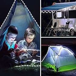 JMEXSUSS 120 LED Solar Powered Rope Lights
