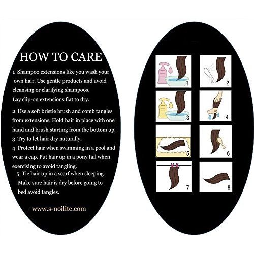 S-noilite Trendy 24"/26" Straight Curly 3/4 Full Head One Piece 5clips Clip in Hair Extensions Long Poplar Style for Xmas Gifts 22colors (26" - Straight, natural black)