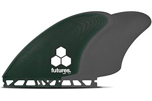 FUTURES Future Fins AMK Fiberglass Twin Fin Set Green-Gray, Multicoloured (1039-264-20)