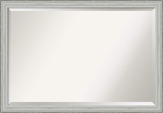 Silver Framed Mirror For Bathroom Bathroom Mirrors And Wall Mirrors