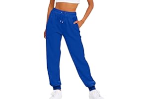 OIUCVGB Sweatpants for Women Cinch Bottom Drawstring Elastic Waist Pants Athletic Yoga Joggers Lounge Trousers with Pockets