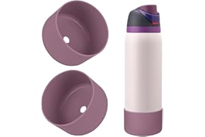 BKBY 2PCS Silicone Water Bottle Boot, Compatible with Owala 24oz 32oz 40oz, Protective Anti-Scratch & Anti-Dent No Noise Sleeve Cover for FreeSip/Twist/Flip Water Bottles