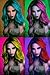CELEBRITY singer BEYONCE multiple image POP ART POSTER high STYLE 24X36 hot
