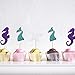 Mermaid Party Supplies and Decorations Cake Topper and 24 Cupcake Toppers for Under the Sea Party, Birthday Party, Baby Shower and Wedding