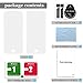 Etrech 0.26mm HD 9H Hardness Clear Tempered Glass Screen Protector for iPhone SE / 5S / 5C / 5, Pack of 2