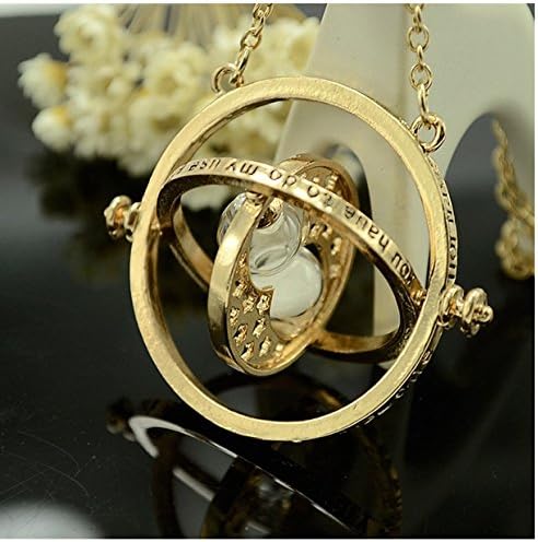 EW Cosmetic Hermione Time Turner Necklace from Harry Potter (White)