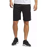 Adidas Men's Active Stripe Short - Workout Running Shorts (Black Stripe, M)
