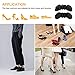 FAONIE Updated 2020 Version [5 Pairs] Heel Cushion Inserts Heel Grips Heel Pads-Suitable for Any Shoes Reusable Adhesive