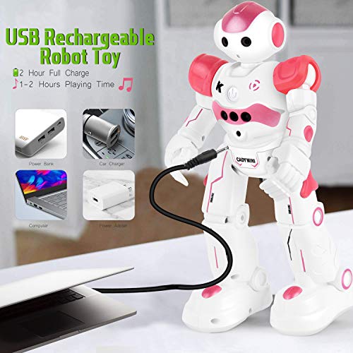 Yuboa RC Smart Robot for Girls,Remote Control Dancing Robot
