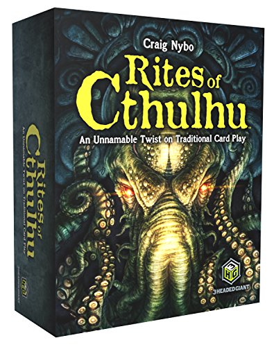 Quirky Engine Entertainment Rites Cthulhu The Game - Fantasy Card Game Based On H.P. Lovecraft Stories - Featuring Characters from The Cthulhu Work - 2 to 6 Players