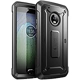 Moto G5 Plus Case, SUPCASE Full-body Rugged Holster Case with Built-in Screen Protector for Motorola Moto G5 Plus 2017 Release, Unicorn Beetle PRO Series - Retail Package (Black/Black)