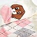 DearMy Womens Cute Design Casual Cotton Crew Socks for Gift Idea One Size Fits All (Happy Dog 6 Pairs)