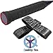 Quality Yes QY 2Pack Widened Perforated Super Absorbent Tennis Racket Overgrip Anti Slip Badminton Racket Tape Wrap Table Tennis Racket Tape, Classy Black Color