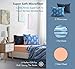 Chital Unisex Twin Bed Sheets | 4 Pc Gender Neutral Kids Bedding Set | Winter Snowflake Print | 1 Flat & 1 Fitted Sheet, 2 Pillow Cases | Durable Super-Soft, Double-Brushed Microfiber | 15” Deep