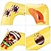 Amosfun Luau Photo Props Luau Hawaiian Photo Booth Props Tropical Party Decoration Inflatable Picture Frame Blow Up Photo Booth Props Selfie Picture Frame