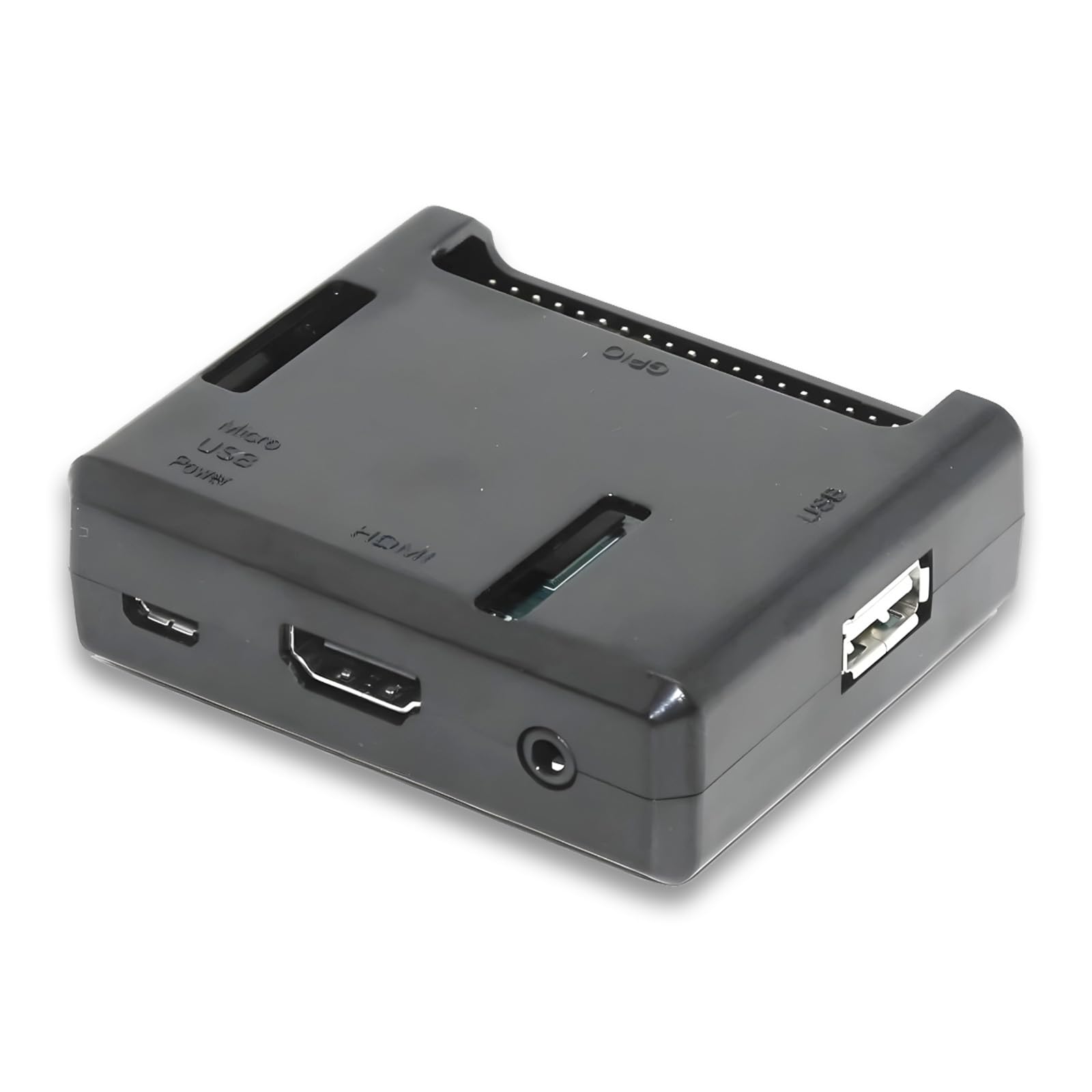Black Case for Raspberry Pi Model 3 A+ (Plus) and Raspberry Pi A+ Access to all Ports No assembly required!