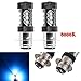 H6M LED Headlight Bulbs 8000K 80W for Yamaha Raptor Banshee Rhino YFZ350 YFZ450 YFM250 YFM350 YFM450 YFM660 YFM700