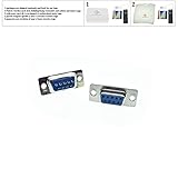 RS232 Serial Port Connectors DB9 Female Male Socket