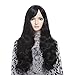 YOPO Wig, Long Curly Wigs for Women with Free Wig Cap & Bobby Pins, 30'' Halloween Cosplay Wig with Side Parting Bangs
