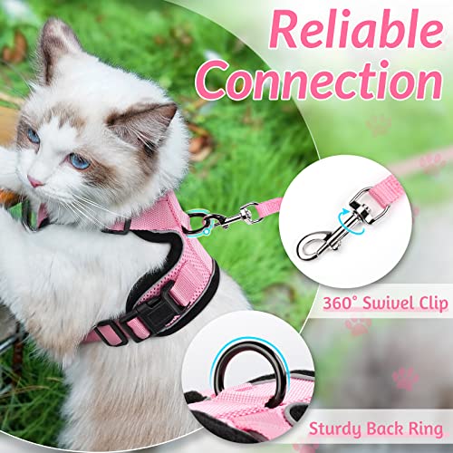 rabbitgoo Cat Harness and Leash for Walking, Escape Proof Soft