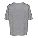 Froomer Women Short Sleeves Crop T-shirt Top Aliens Printed Short Tops (Asian M, Finger A)