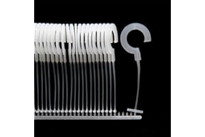 SEIWEI 500PCS J-Shaped Clothes Plastic Tag Gun Fasteners Tag Fasteners 25mm/0.98in Clothing Tag Barbs Attachments for Price T