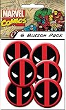 C&D Visionary Marvel Extreme Classic Deadpool Spiderman Head Shot 1.25