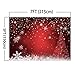 7X5ft Winter Red and Christmas Tree Background for Photography Snowflake Bokeh Photo Backdrop Studio Props Christmas Party Decorations
