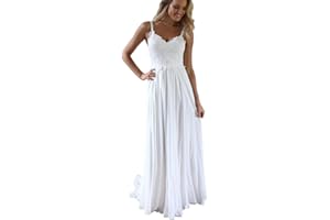 WaterDress Beach Wedding Dresses for Bride 2025 Lace Boho Bridal Wedding Gowns WDW002