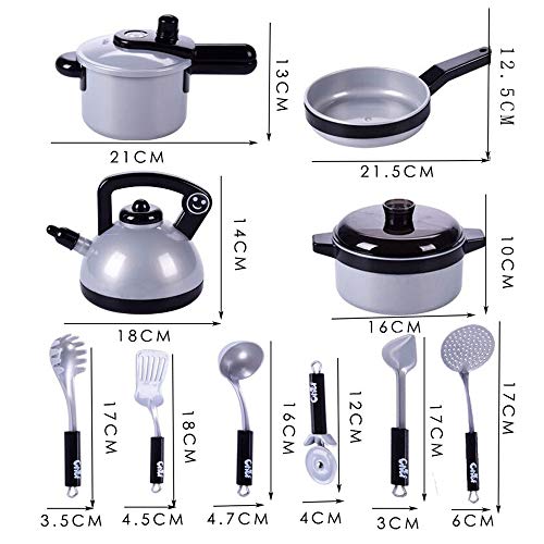 Jellydog Toy Pretend Play Kitchen Cooking Set, Toddler Kitchen Playset,Pots and Pans Set, Cutting Vegetable Playset,Educational Learning Toy, Kitchen Play Food for Boy Girl Kids 3 - Thumbnail 5