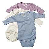 ENGEL Bodysuit MERINO WOOL SILK baby newborn body kimono