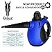 Midas Multi-Purpose Big Capacity Handheld Pressurized Steam Cleaner with 9-Piece Accessories for Stain Removal, Carpets, Curtains, Bed Bug Control, Car Seats