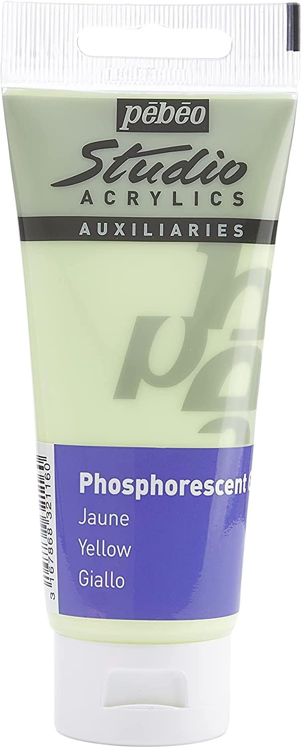 PEBEO Phosphorescent Gel - Yellow,100 ml